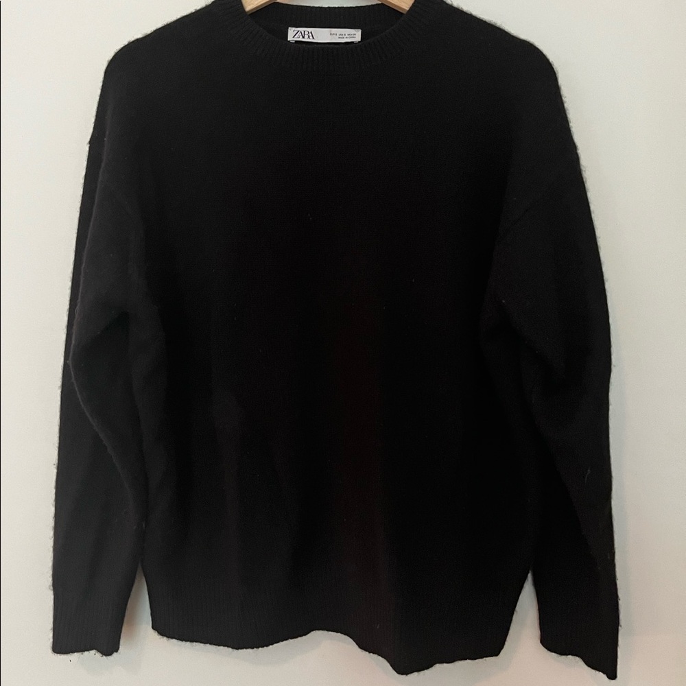 Zara Cashmere Sweater - Black - Small